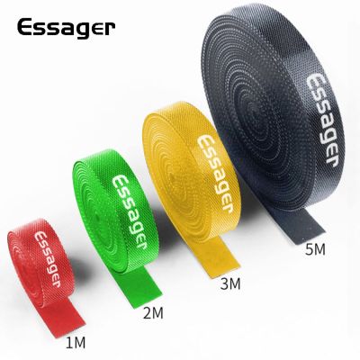 Essager Cable Organizer Wire Winder Clip Earphone Mouse Holder Charger Cord Protector Management For iPhone USB Cable Protection