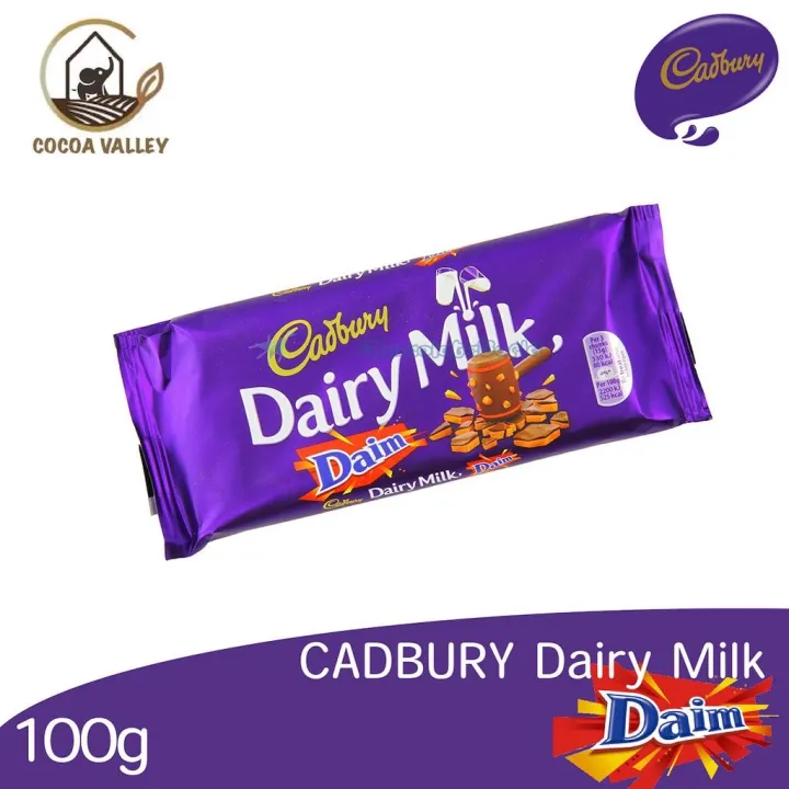 2022 Cadbury Dairy Milk Daim 120g (Made in UK) BB30/06/2022 Lazada