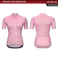 AIPEILEI Womens Cycling Jersey Short Sleeve Road Cycling Jersey Cycling Top Ladies Cycling Shirt Breathable