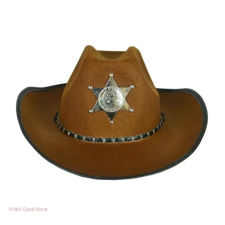 cw-star-badge-cowgirl-hat-camping-cowboy-seaside-accessory