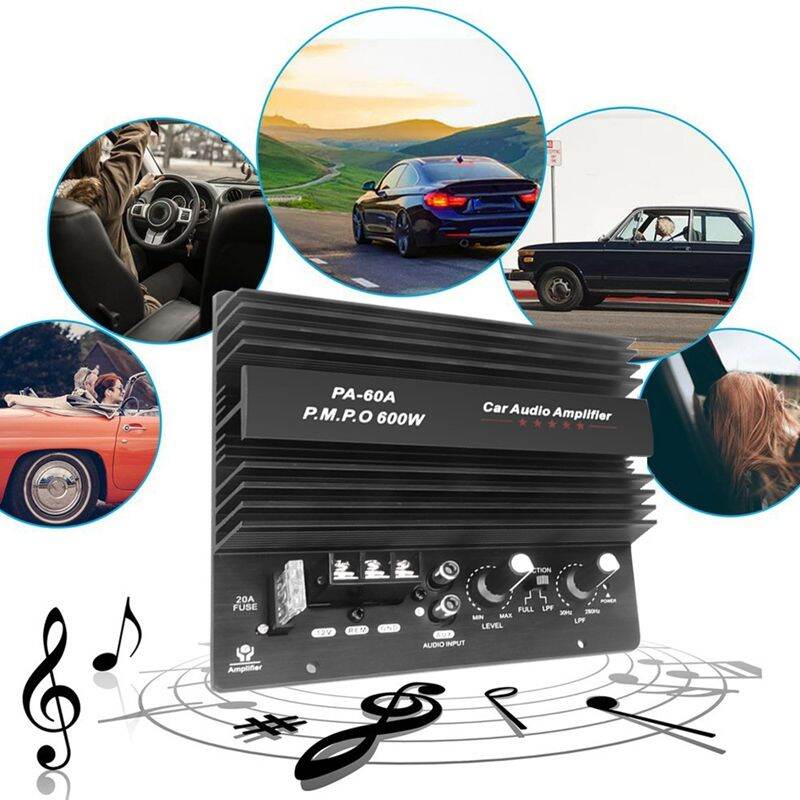 600W Car Subwoofer Bass Module Car Audio Amplifier Accessories Mono