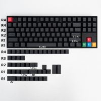 PBT Keycaps 130 Keys Japanese CherryProfile Keycap for Mechanical Keyboard Dropshipping