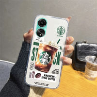 เคสโทรศัพท์มีลายเค้กกาแฟน่ารักสำหรับ Oppo A78 4G 5G เคสนิ่มโปร่งใส2023 OPPO A78 A98ของ NFC A77S A77 A57 A76 A15 A96 A55 A54 A17 A17K A16 A16E A16K A95กันชน A15S