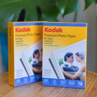 Kodak กระดาษโฟโต้โกดักผิวด้าน 270g.4R (4 "x6") 100 แผ่นกระดาษพิมพ์ภาพคุณภาพสูง  Kodak กระดาษโฟโต้ โกดัก กระดาษพิมพ์ภาพคุณภาพสูงเทียบเท่าร้านถ่ายรูป ระดับมือชีพ ขนาด 4R ผิวด้าน 270g. จำนวน 100แผ่น #Kodak กระดาษโฟโต้ โกดัก รับรองคุณภาพทุกแผ่น ให้รูปถ่าย สีน