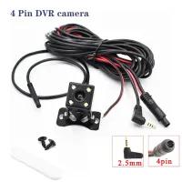 2.5 Mét Jack Port 4 Pin Car DVR Rear View Camera Bãi Đậu Xe Máy Ảnh Chống Thấm Nước Với 4 Đèn Led