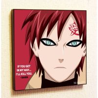 ภาพของขวัญศิลปะอะนิเมะ Gaara ตกแต่งสติกเกอร์ติดผนังสร้างแรงบันดาลใจแต่งกรอบภาพวาดที่มีชื่อเสียงอะคริลิกพิมพ์งานศิลปะโปสเตอร์ภาพเขียน