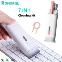 7 In 1 Keyboard Cleaner Kit Computer Keyboard Cleaning Brush Earbuds Cleaning Pen For Airpods Pro Macbook Screen Cleaning Tools Lens Cleaners