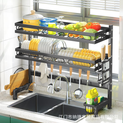 Spot parcel post Kitchen Sink Storage Shelf Top Dish Rack Draining Rack Sink Dish Rack Rack Faucet Place Bowls and Dishes Storage Rack