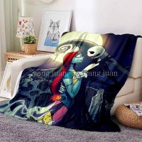 Halloween Christmas Horror Night Blanket Jack Skull Bed Sofa Office Nap Air Conditioning Soft Warm Can Be Customized A44