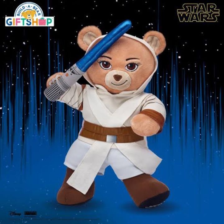 ตุ๊กตาหมี-สตาร์วอ-star-wars-rey-inspire-bear-บิ้วอะแบร์-build-a-bear-workshop-มือสองสภาพดีมาก