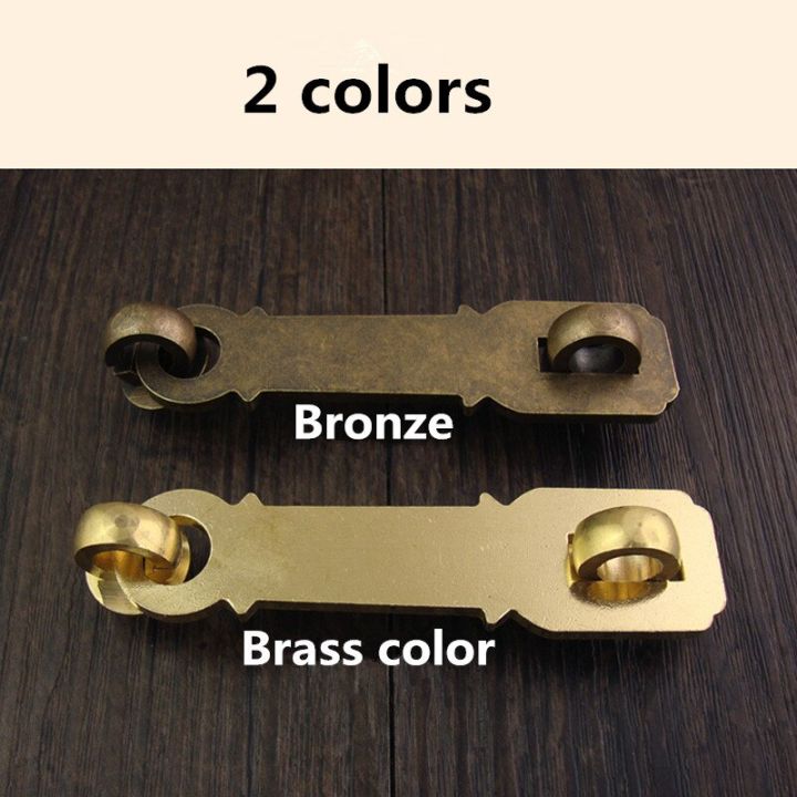 chinese-antique-lock-pure-copper-chain-buckle-door-latch-door-lock-copper-thickened-latch-door-hardware-locks-metal-film-resistance