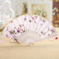 Spanish Dance Flower Folding Fan Home Decoration Lace Silk Hand Fans Classical Chinese Style Manual Fan Party Performance Props