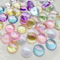 20mm semicircle ab acrylic rhinestone diy wedding jewelry production Hair clip accessories Flat back decorative crystal