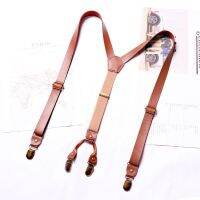 CODiy085671 Retro PU leather strap four clip strong anti-skid suspender belt mens and womens general couple best man trousers suspender belt复古PU皮质背带子 四夹强力防滑吊裤带男女通用情侣伴郎西裤吊带can456.my10.29