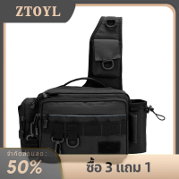 ZTOYL Multifunctional Fishing Tackle Bag กระเป๋าสะพายเดียว Crossbody กระเป๋าเอวแพ็คปลา lures Gear Utility Storage Fishing BAG