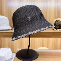 New Dome Bell-shaped Straw Hat Outdoor Travel Ladies Sun Cap Shade Beach Hat Summer Church Hat Dress Derby Fedoras Bucket Hat