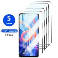 【CW】 5PCS Tempered Glass Note 10 9 8 7 5G Protector on note 10T 10s 9T 9s 11S glass