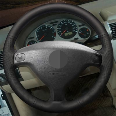 【YF】 Black Wearable Faux Leather&nbsp;Car Accessories Steering Wheel Cover For Opel Astra G Corsa B Zafira A Agila Combo Tigra