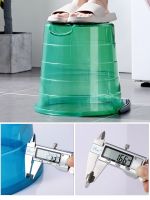 [Free ship] thickened bucket portable plastic round student laundry large storage mop