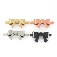 【cw】 2pcs Metal Bowknot Buckle Fashion Durable Shoes Clip Clasp for DIY Handbag Bag Garments Hardware Closure Bag Parts Accessories 【hot】