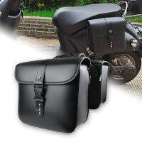 Universal Harley Motorcycle Retrofit Riding Bag Off Road Vehicle Side Bag Hanging Bag Storage Tool Leather Rear Seat Bag