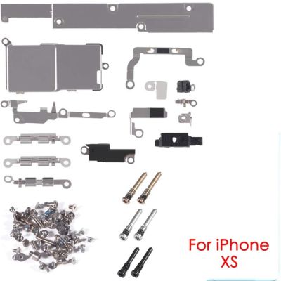 สกรูทั้งหมดทั้งชุดแผ่นที่กันราวยึดภายในโลหะทั้งหมดชุดอุปกรณ์สำหรับ Iphone 7 7P 8Plus X Xs Xr Xax 11 Pro Max