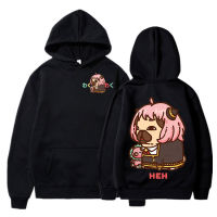 Anime Spy X Family Anya Forger Hoodie Vintage Manga Hooded Sweatshirt Casual Streetwear Harajuku Pullovers Y2k Clothes Size XS-4XL