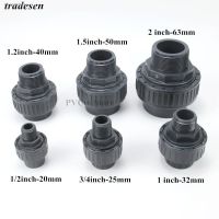 ◎ 1Pcs Male Thread 1/2 -2 Union Pvc Pipe Connectors Water Pipe Fittings Plastic Tube Adapter Garden Irrigation Aquarium Joints