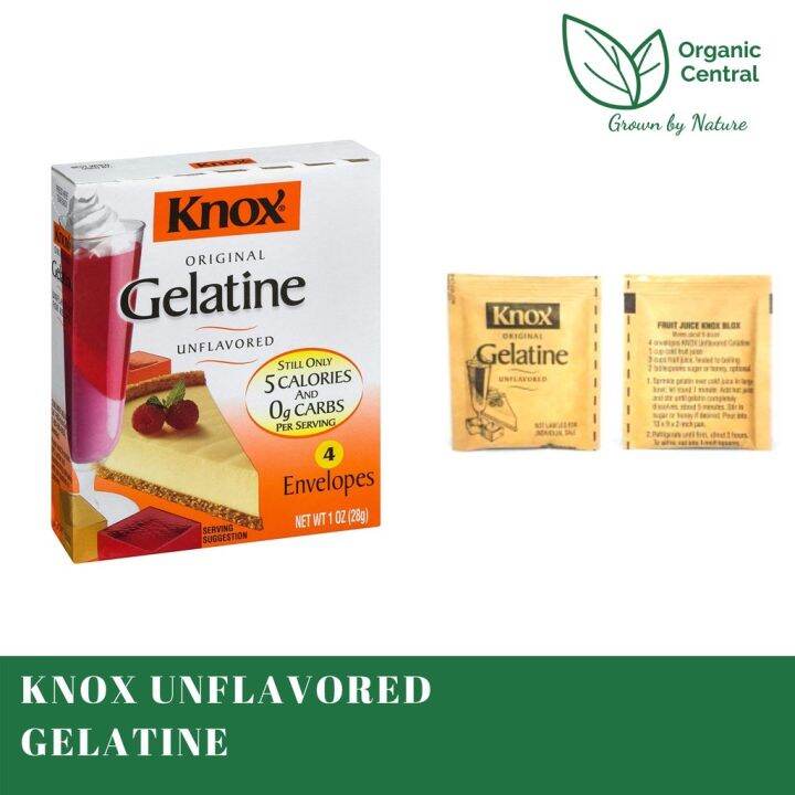 Knox Original Unflavored Gelatine 1 Sachet/ 4 Sachets In Keto/ Low Carb Approved Lazada PH
