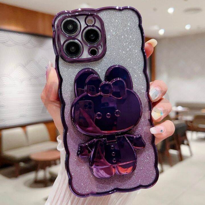 เคสโทรศัพท์ป้องกันเลนส์-tpu-แววไล่ระดับสีสำหรับ-iphone-15-14-13-12-11-pro-max-14-15-plus-เคสโทรศัพท์ชุบไฟฟ้า