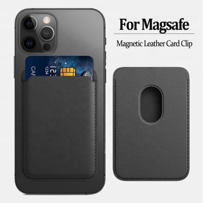 For Magsafe Magnetic Leather Wallet Case For iPhone 13 12 14 Pro Max Magnetic Card Bag iPhone 12 13 mini Phone Cover Accessorie