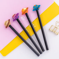 24 PCs Korea Stationery Learning Office Black Ink Pen Cute Creative Colorful Planet Gel Pen Cute Stationary Wholesale