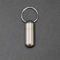 【CW】 Pill Holder Metal Keychain Storage