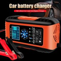 12V 24V Automatic Car Battery Charger 7-Stage Touch Screen Auto Jump Starter Pulse Repair Portable Power Bank with LCD Display ( HOT SELL) Coin Center 2