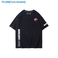 ☾☫ York Hewlett Ducati Corse Ducati motorcycle T-shirt WSBK BSB SBK MotoGP factory team overalls with short sleeves