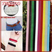 TIINSOO คุณภาพสูง ซุปเปอร์มินิ ความกว้าง 3/5mm DIY ของเล่นเพื่อการศึกษาสำหรับเด็ก ตุ๊กตาเข็มขัดเอว เครื่องประดับเสื้อผ้า วัสดุเข็มขัดแฮนด์เมด