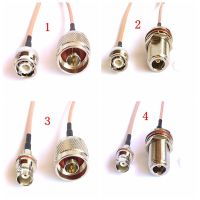 Q9 BNC To L16 N Male Female with Nut O-ring Flange Small Water Proof Crimp for RG316 Coaxia Cable for SDI RF Pigtail Soft 50 Ohm