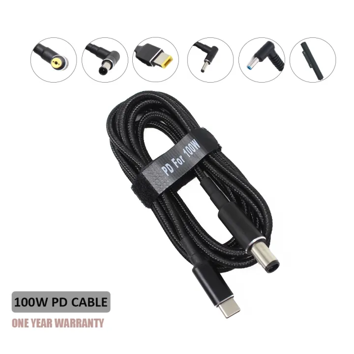 100w-usb-c-type-c-pengisian-cepat-kabel-konverter-daya-pd-kabel-untuk-dell-asus-lenovo-hp-acer-toshiba-sony-kabel-laptop-microsoft