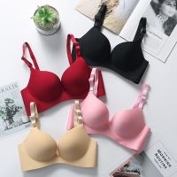 32-38AB 34-40C Seamless 3/4 Cup Push Up Bralette Intimates Brassiere