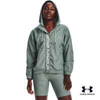 Under Armour UA Womens RUSH™ Woven Full-Zip Jacket อันเดอร์ อาร์เมอร์ เสื้อออกกำลังกายสำหรับผู้หญิง