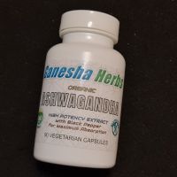 Ashwagandha Organic 9700mg (Extract 485mg) with Black Pepper Extract 90 Caps