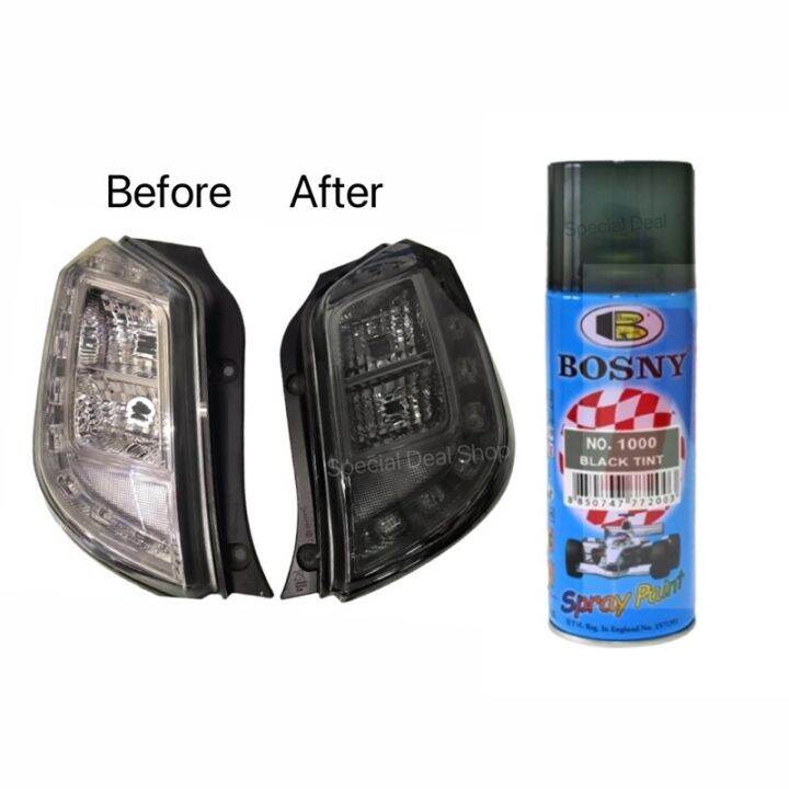 new Bosny NO.1000 Black Tint Smoke Lamp（CANNOT SEND SABAH） Spray Paint