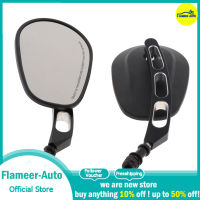 กระจกมองหลัง flameer Black สำหรับ Harley Sportster XL 883 1200 flstfb FAT Boy