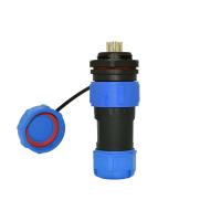 ▨ YXY SP21 3 pin Waterproof connector back nut IP68 male female plug and socket