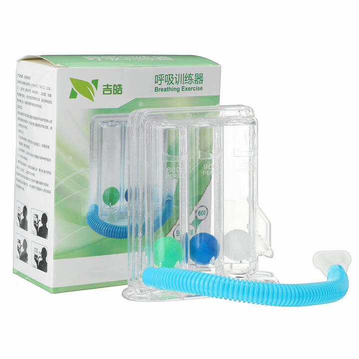 Deep Breathing Lung Capacity Exerciser 3 Ball Incentive Therapy