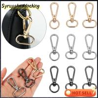 SYRUPSHADDOCKING 1pcs โลหะ แหวนแยก DIY พวงกุญแจ ปลอกคอ Carabiner Snap ตะขอ สายรัดกระเป๋า กุ้งก้ามกราม