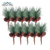 BSIDE ประดิษฐ์ Pine เข็ม Berry Plant จำลองเครื่องประดับคริสต์มาสรูปแบบ Prop สำหรับ Xmas Party Home Decor