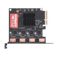 4 Channel -Compatible PCI-E Video Capture Card 1080P 60Fps OBS Wirecast Live Broadcast Streaming Adapter Accessories