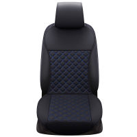 PU Leather Car Seat Cover Artificial Diamond Pattern Seat Cushion Protector Fit for Most Auto High-end Luxury Car Interiors