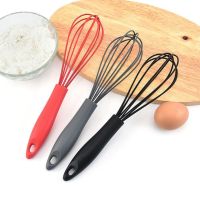 ✱◙ Manual Egg Beater Silicone Balloon Whisk Cream Mixer Stirring Mixing Whisking Balloon Coil Style Egg Tools